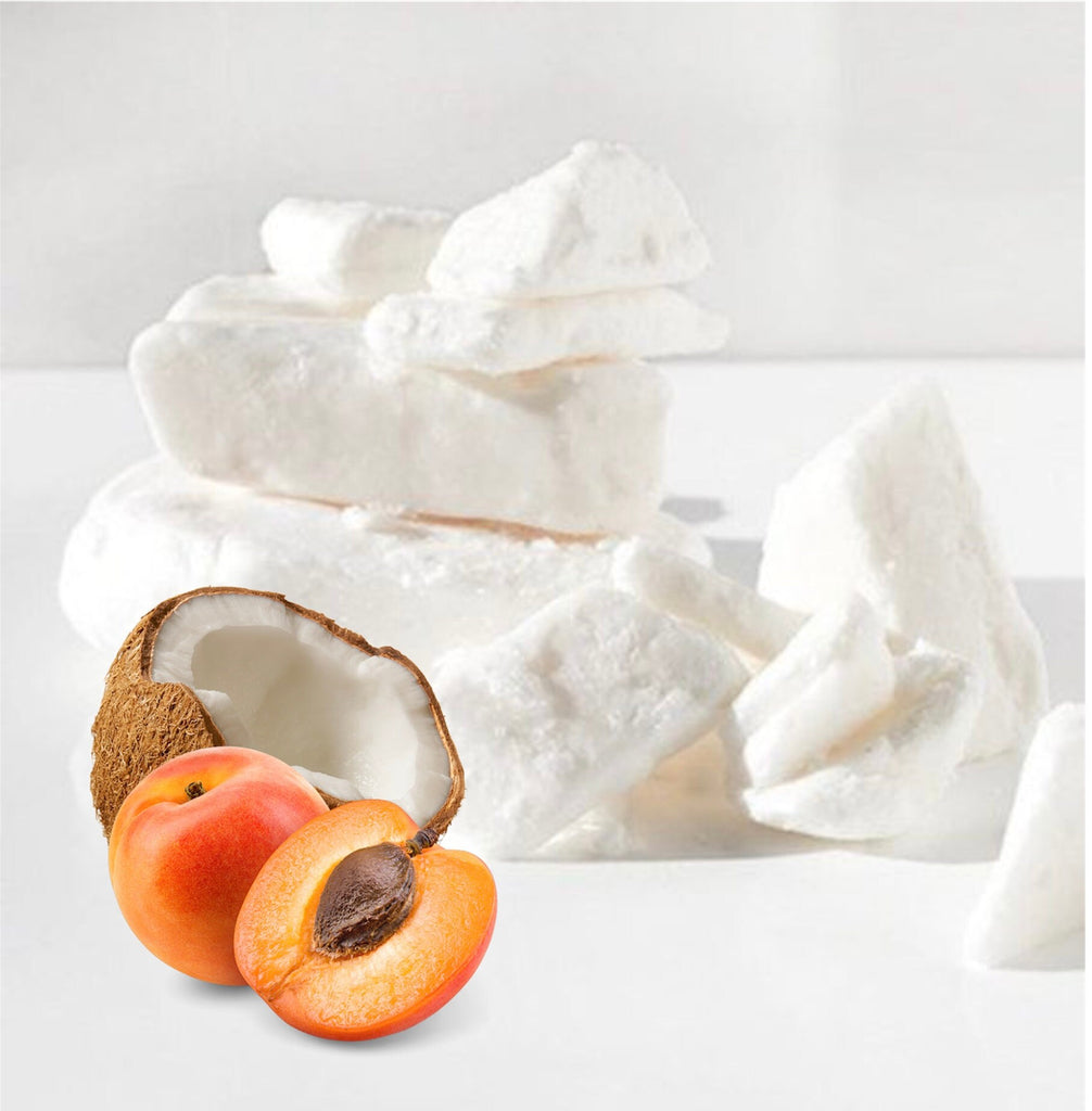 Coconut Apricot Wax Slabs