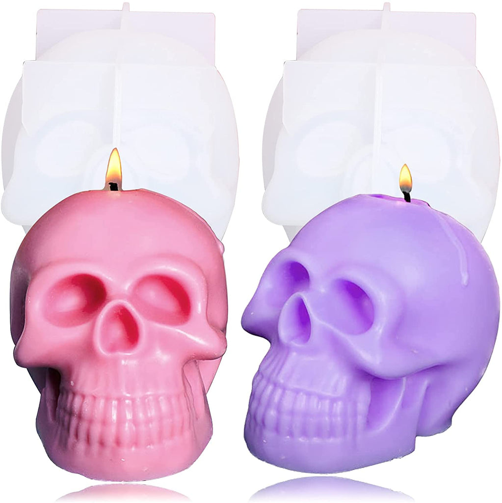 3D SKULL SILICONE MOLD - South FL Candle Supply
