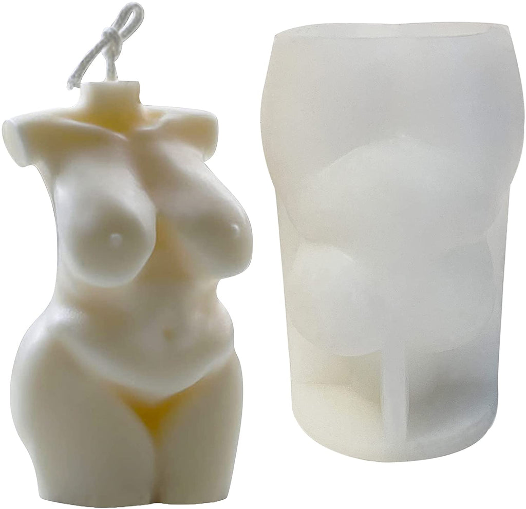 3D CURVY WOMEN BODY SILICONE MOLD - South FL Candle Supply
